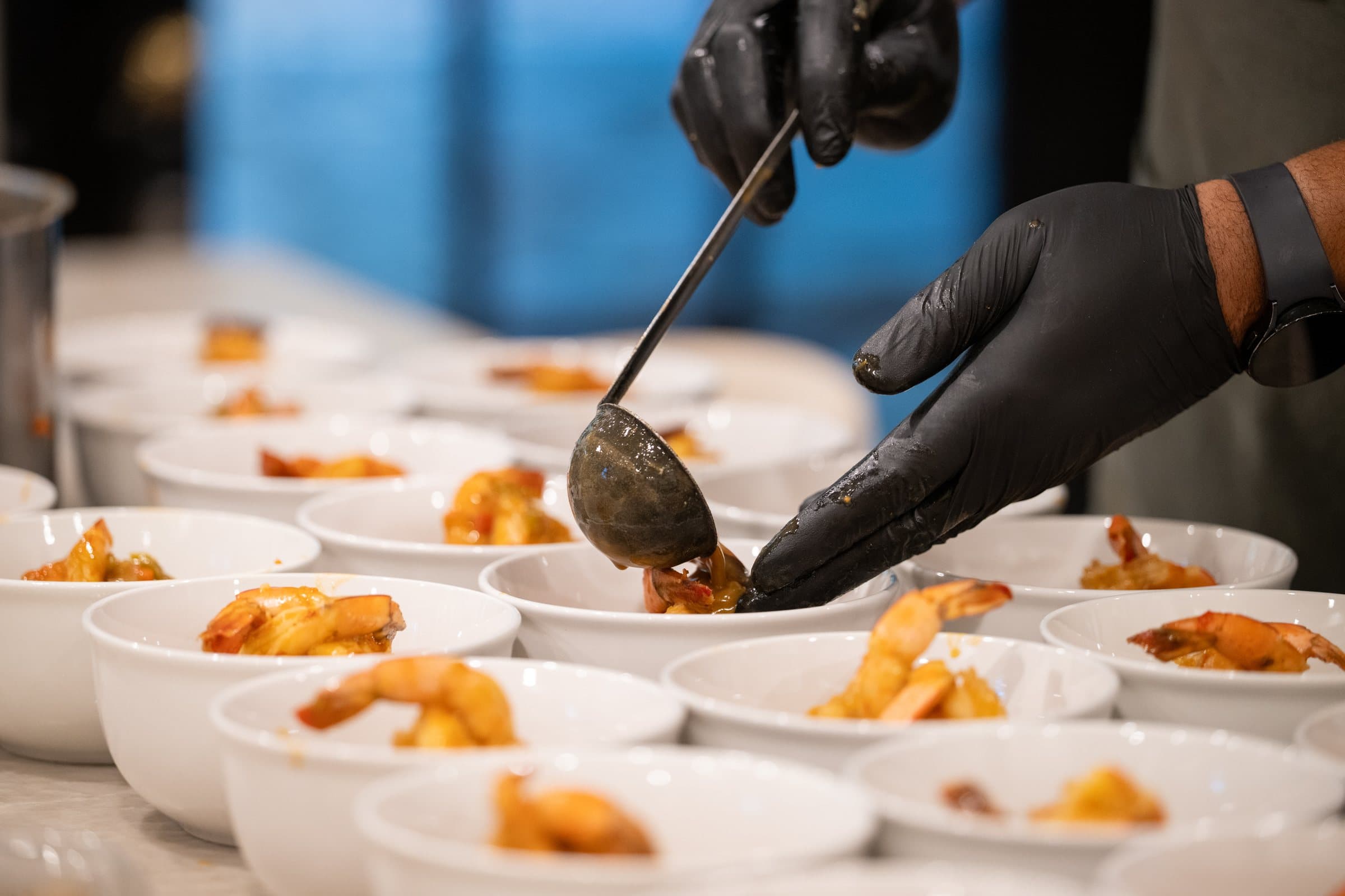 Guests and volunteers at a No Kid Hungry event