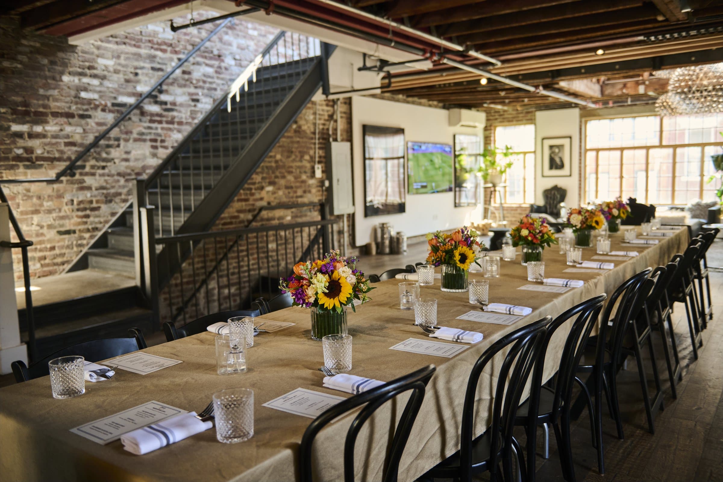 Guests at a private RedJet evening in a New York loft