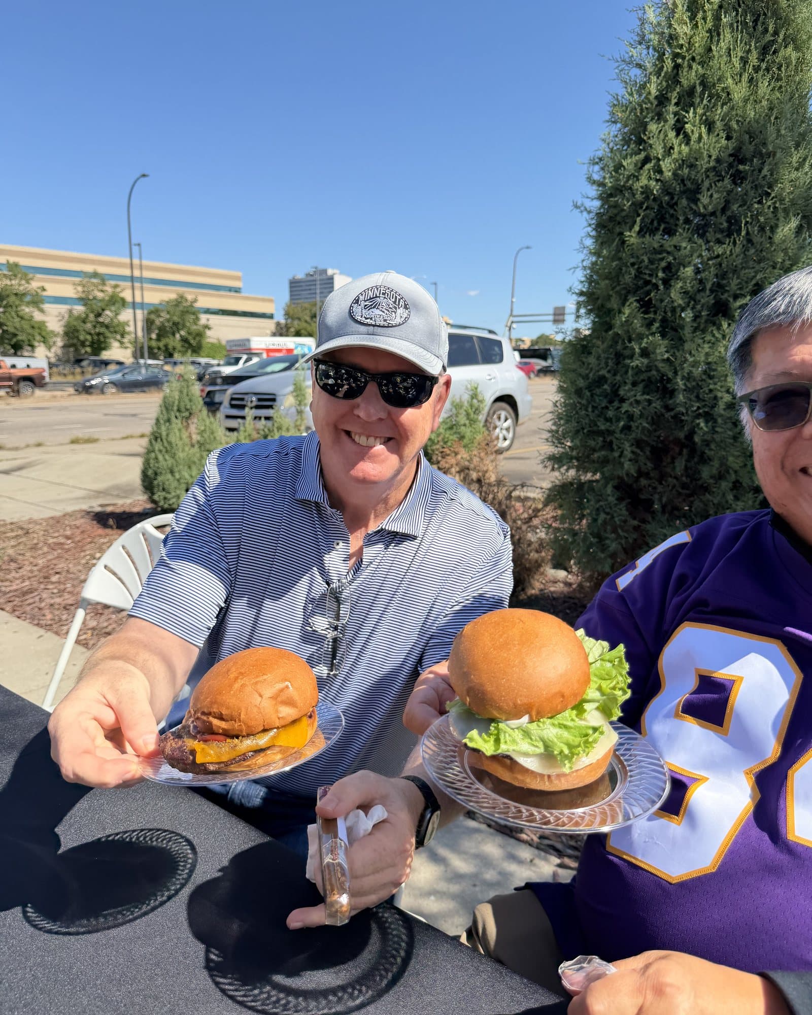 A premium tailgate setup before kickoff